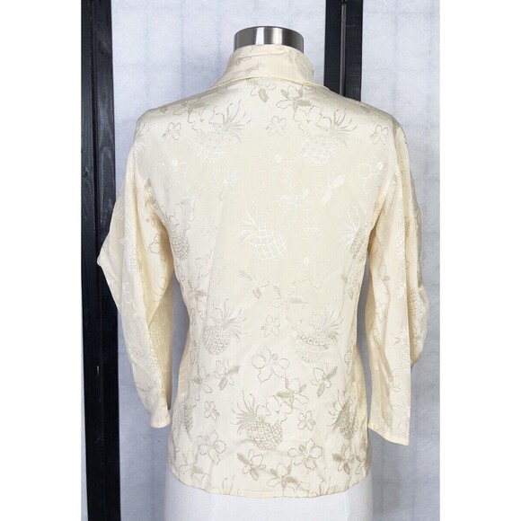 Emanuel Ungaro Top. 6 Medium Silk Blouse - Picture 3 of 6